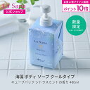 【全品P10倍★8/4 20:00~8/11 1:59】ラサーナ 海藻 ボディソープ 480ml クールタイプ シトラスミントの香り キューブパック(単品/2本セット) | ボディ ソープ スキンケア ボディーソープ 保湿 ボディシャンプー ボディーシャンプー ボディウォッシュ