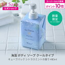 【全品P10倍★9/4 20:00~9/11 1:59】ラサーナ 海藻 ボディソープ 480ml クールタイプ シトラスミントの香り キューブパック(単品/2本セット) | ボディ ソープ スキンケア ボディーソープ 保湿 ボディシャンプー ボディーシャンプー ボディウォッシュ
