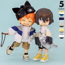 オビツ11 ドール服 配色ジャケット スポーティー アウター ジップアップ ジャージ風 カジュアル おしゃれ トップス 男の子 女の子兼用 秋冬 春先対応 撮影...