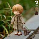 オビツ11 ドール服 チェック柄コート 12分の1 BJD ボディ9対応 GSCねんどろいどどーる ピコニーモ クラシック 英国風 トレンチコート おしゃれ 撮...
