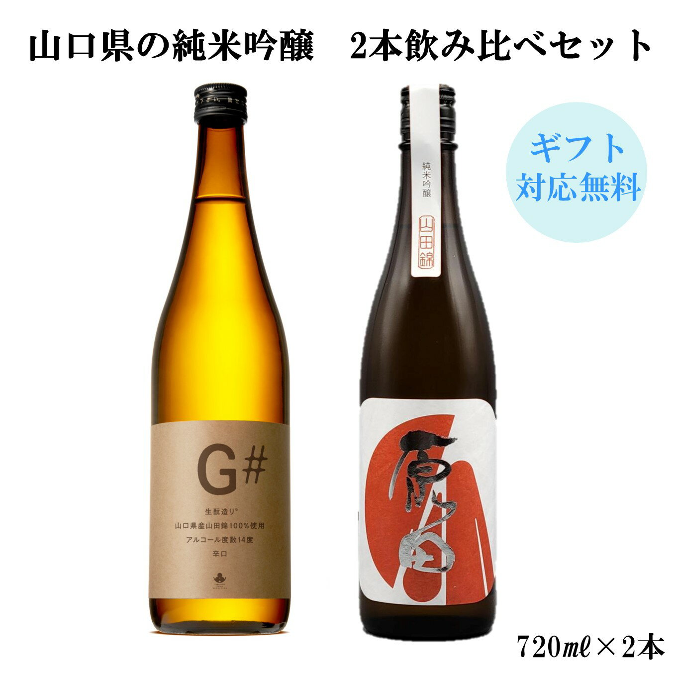 日本酒 山口県 原田 純米吟醸 と 純米吟醸 G# 飲み比べセット 720ml2本 送料無料 山口 はつもみぢ 酒井酒造 やまぐち三ツ星セレクション お酒 酒 飲み比べ ギフト プレゼント 贈答 贈り物 のし…