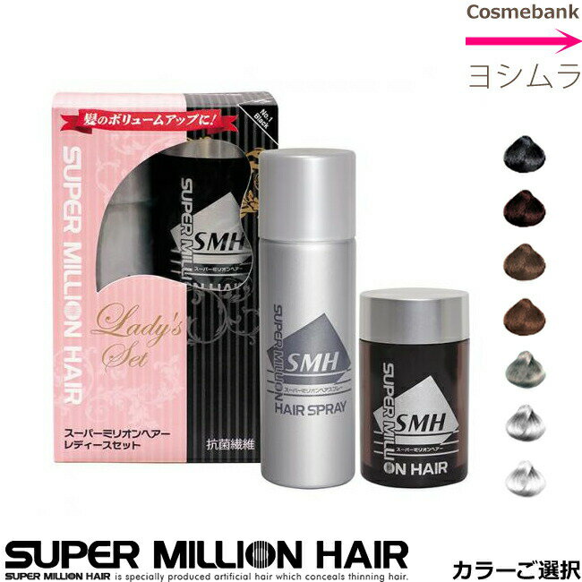 スーパーミリオンヘアー レディースセット　【 セット内容：ミリオンヘア10g｜ヘアスプレー35g 】＜ブラック／ダーク…