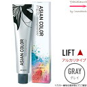 アリミノ アジアンカラー フェス【　GRAY｜カラー番号選択　】アルカリタイプ｜LIFT 85g【第1剤｜医薬部外品｜酸化染毛剤・脱色剤】※一般の方購入不可※グレイ