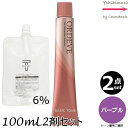 【2本セット・送料無料!】ミルボン オルディーブ 60 パープル 80g + クリームデベロッパー(ティアーズ) 2剤 6% 100mL セット |トーン番号選択|1剤+2剤|医薬部外品|ベーシックトーン milbon ordeve