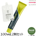【メール便 全国送料無料!】ミルボン オルディーブ アディクシー Emerald エメラルド 80g + クリームデベロッパー(ティアーズ) 2剤 6% 100mL セット |トーン番号選択|1剤+2剤|医薬部外品 EM スタンダードライン