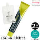 【2本セット・送料無料!】ミルボン オルディーブ アディクシー Leaf Pearl リーフパール 80g + クリームデベロッパー(ティアーズ) 2剤 6% 100mL セット |トーン番号選択|1剤+2剤|医薬部外品 LEP スタンダードライン