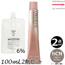 【2本セット・送料無料!】ミルボン オルディーブ ハーフトーン hCN/H ヘルシーシナモン 80g + クリームデベロッパー(ティアーズ) 2剤 6% 100mL セット |トーン番号選択|1剤+2剤|医薬部外品|低アルカリカラー milbon ordeve