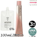 【3本セット・送料無料!】ミルボン オルディーブ ハーフトーン sMA/H スモーキーマットアッシュ 80g + クリームデベロッパー(ティアーズ) 2剤 6% 100mL セット |トーン番号選択|1剤+2剤|医薬部外品|低アルカリカラー milbon ordeve
