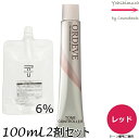【メール便 全国送料無料!】ミルボン オルディーブ C-RD レッド 80g + クリームデベロッパー(ティアーズ) 2剤 6% 100mL セット |トーン番号選択|1剤+2剤|医薬部外品|トーンコントローラー milbon ordeve