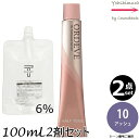 【2本セット・送料無料!】ミルボン オルディーブ ハーフトーン 10/H アッシュ 80g + クリームデベロッパー(ティアーズ) 2剤 6% 100mL セット |トーン番号選択|1剤+2剤|医薬部外品|低アルカリカラー milbon ordeve