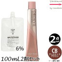【2本セット・送料無料!】ミルボン オルディーブ ハーフトーン CB/H チェスナットブラウン 80g + クリームデベロッパー(ティアーズ) 2剤 6% 100mL セット |トーン番号選択|1剤+2剤|医薬部外品|低アルカリカラー milbon ordeve
