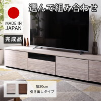 組み合わせ ローボード アルコ 引き出し 幅30cm テレビ台 幅150cm 幅180cm 幅210cm おしゃれ 日本製 国産 完成品 ロータイプ テレビボード 50型 55型 60型 65型 42インチ 55インチ 60インチ おしゃれ 大型 TVボード TV台 扉付き 薄型 木製 収納 一人暮らし ブラウン グレー