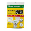 商品詳細 内容 サニタクリーン便袋　10枚 受けバッグ　1個 メーカー品番 6126簡易トイレ＋既設トイレ利用キットタイプ 断水時などに既設のトイレでサニタクリーン便袋を使用できる便利なキットをセットにしました。 受けバッグとサニタクリーン便袋を洋式便器に取り付けるだけで、断水時などの水のない状況でもトイレとして利用できる、取り扱いがとても簡単なセットです。 便座カバーを兼ねることで衛生的にも安心。 受けバッグやパッケージがコンパクトになり、備蓄の際もより便利になりました。