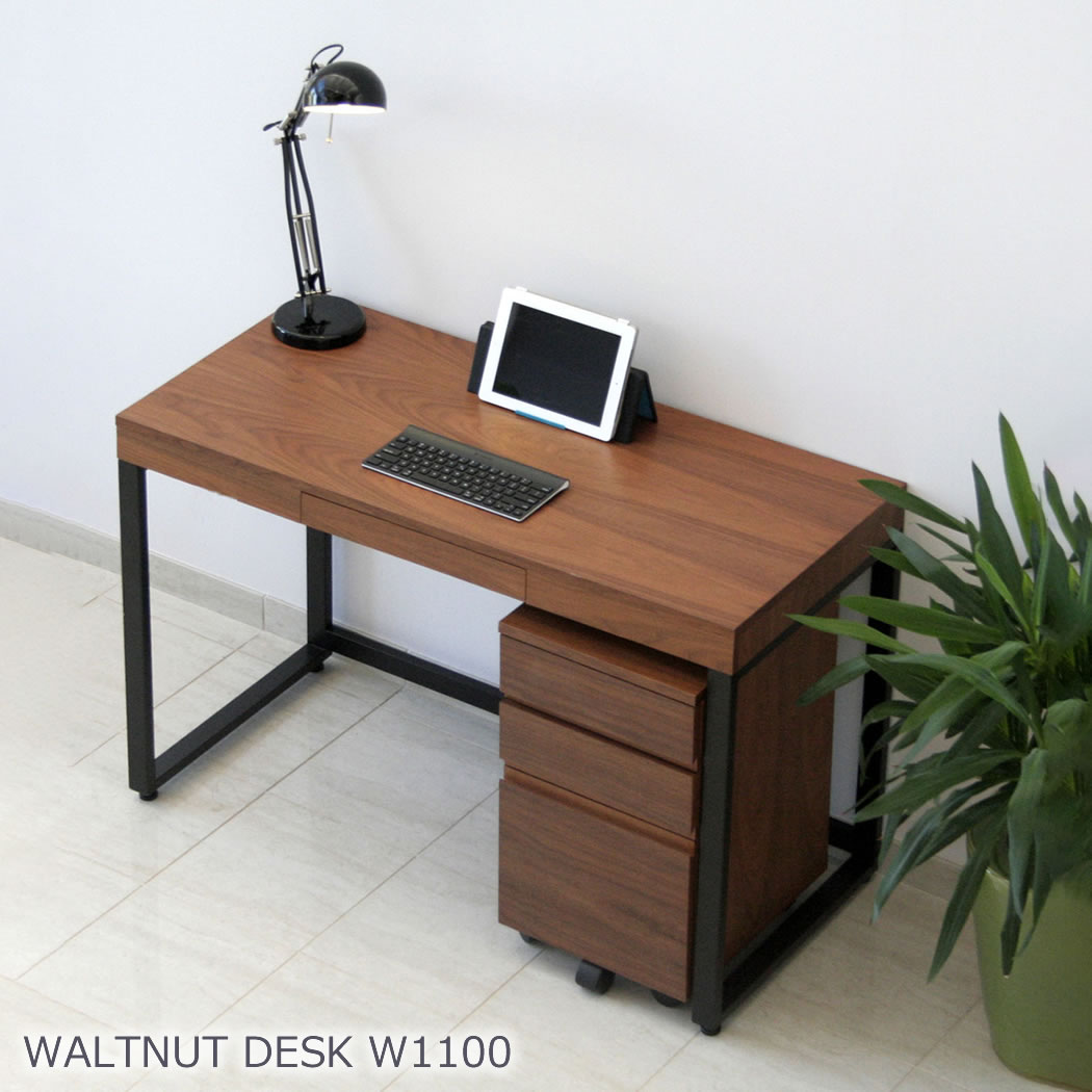 ŹP20ܢۥǥ 1100  ѥǥ եǥ PCǥ ̳ ؽǥ ؽ ٶ ǥ   ӥ Ф Ф ƥ ȥ Walnut DeskW1100 t-2546