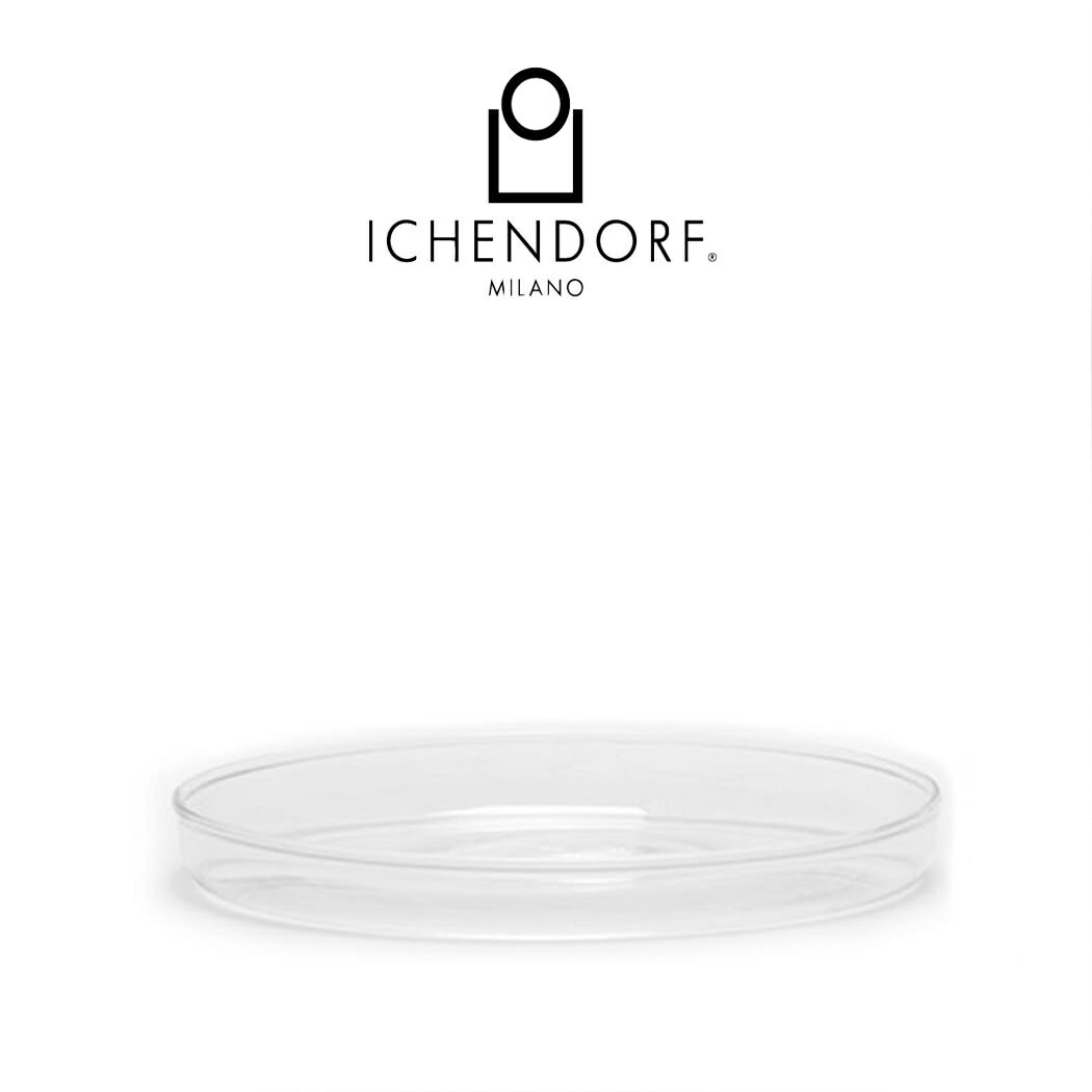 【本日店内P最大20倍♪】ICHENDORF MILANO PIUMA TEA SAUCER ティーソーサー ガラス 透明 耐熱ガラス おしゃれ セット 業務用 グラス ソーサー プレート ギフト イタリア イッケンドルフ