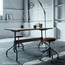 【全品2〜20倍♪クーポンも!】SIKAKU シカク YAGI TABLE 1500 テーブル アンティーク 2-4人用 スチール オーク材 ブラウン ナチュラ...