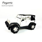 【本日店内P最大20倍♪】ペーパークラフト Papero Bean ペイパロビーン Offroad Car Raptor Black&White オフロードカー ブラック＆ホワイト キッズ 知育玩具 メール便