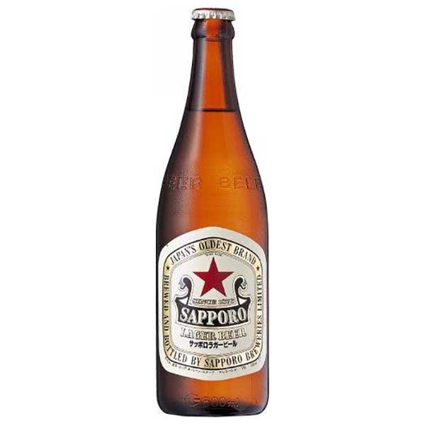 サッポロ ラガービール 中瓶 500ml × 