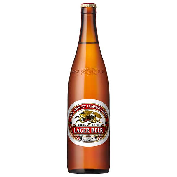 キリン ラガービール 大瓶 633ml × 20本[ケース販売][キリン ビール 国産 ALC5%]【ギフト不可】