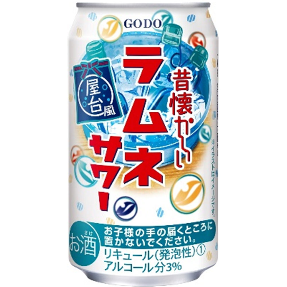 合同 CODO ラムネサワー 4度 [缶] 350ml × 24本[ケース販売]送料無料(本州のみ)[合同酒精 オノエン リキュール 缶チューハイ 日本 151547]