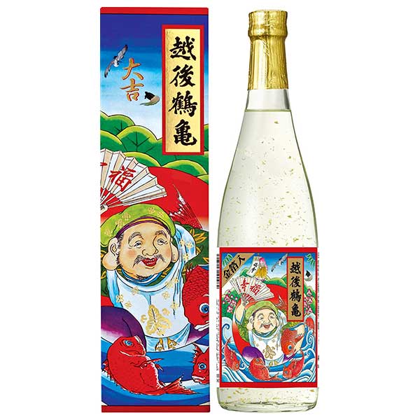 【ポイント3倍 マラソン期間中】越後鶴亀 招福神 純米吟醸 720ml × 6本 [ケース販売] 送