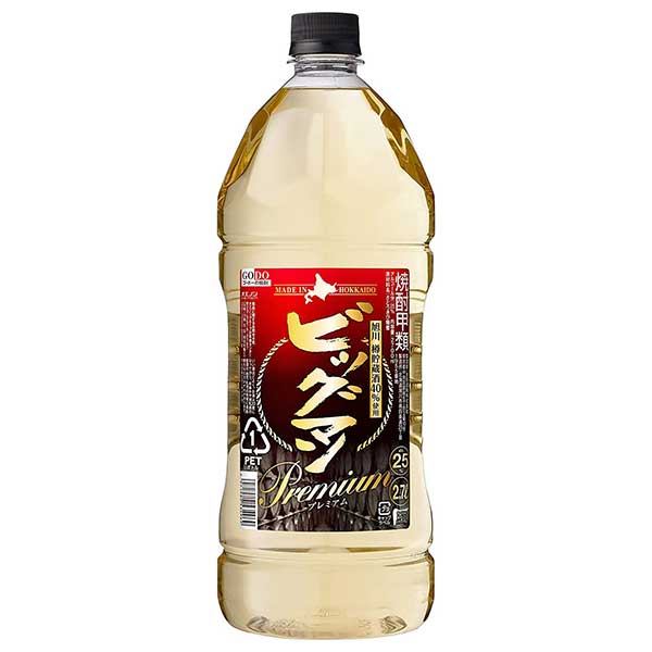 合同 ビッグマン プレミアム 25度 [PET] 2.7L 2700ml × 6本[ケース販売]送料無料(本州のみ)[合同酒精 オノエン 焼酎甲類 日本 153496]ギフト プレゼント 贈り物 お祝い 内祝い お返し 誕生日プレゼント 父の日 敬老の日