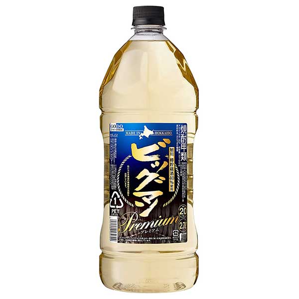 合同 ビッグマン プレミアム 20度 [PET] 2.7L 2700ml × 6本[ケース販売]送料無料(本州のみ)[合同酒精 オノエン 焼酎甲類 日本 153470]ギフト プレゼント 贈り物 お祝い 内祝い お返し 誕生日プレゼント 父の日 敬老の日