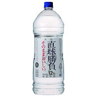 合同 直球勝負 12度 [PET] 4L 4000ml × 4本[ケース販売]送料無料(沖縄対象外)[合同酒精 オノエン 焼酎甲類 日本 186433]