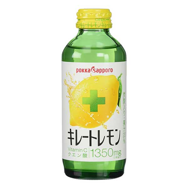 ポッカサッポロ キレートレモン [瓶] 155ml × 48本[2ケース販売] 送料無料(本州のみ) [ポッカサッポロ 日本 飲料 JF13]【ギフト不可】ギフト プレゼント 贈り物 お祝い 内祝い お返し 誕生日プレゼント 父の日 敬老の日