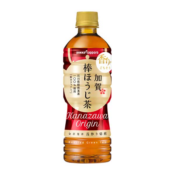 ポッカサッポロ 加賀棒ほうじ茶 [ペット] 525ml 24本[ケース販売] [ポッカサッポロ 日本 飲料 お茶 JM15]