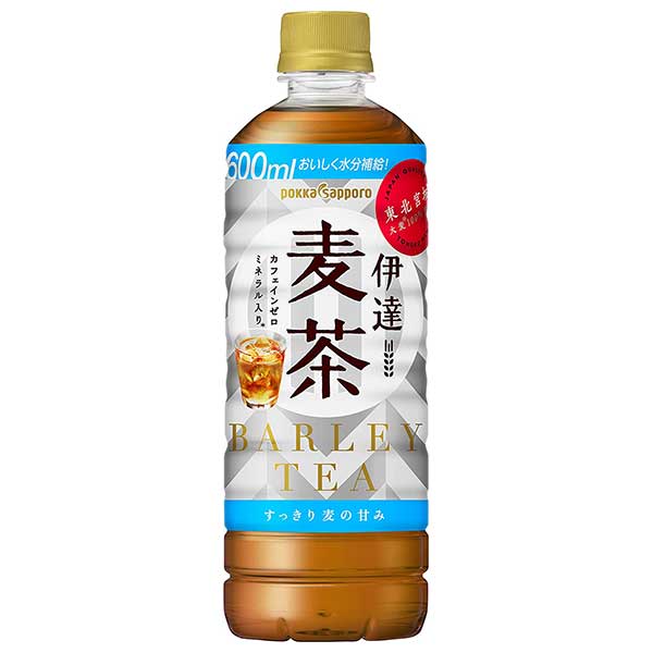 ポッカサッポロ 伊達麦茶 [ペット] 600ml × 24本[ケース販売] 送料無料(本州のみ) [ポッカサッポロ 日本 飲料 お茶 JM33] ギフト プレゼント 敬老の日 お歳暮 御歳暮
