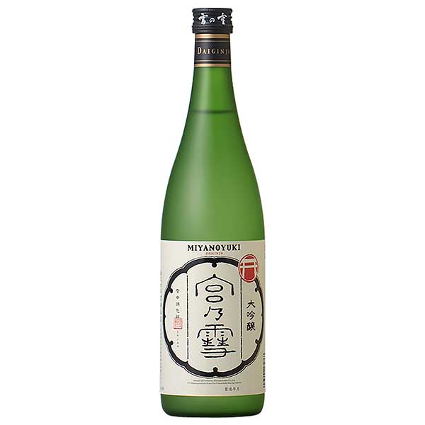 宮の雪 大吟醸 [瓶] 720ml × 6本[ケース販売] [IZM 宮崎本店 清酒 日本 三重県]【ギフト不可】