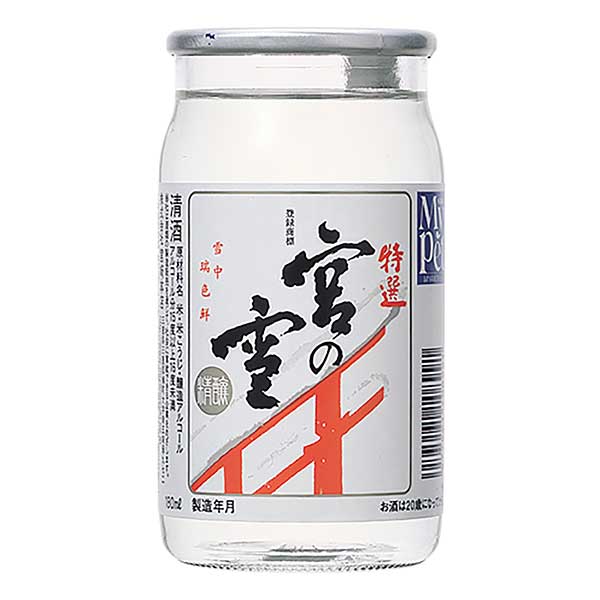 特選 宮の雪 [瓶] 180ml 30本[ケース販売] 送料無料 沖縄対象外 [IZM 宮崎本店 清酒 日本 三重県]【ギフト不可】