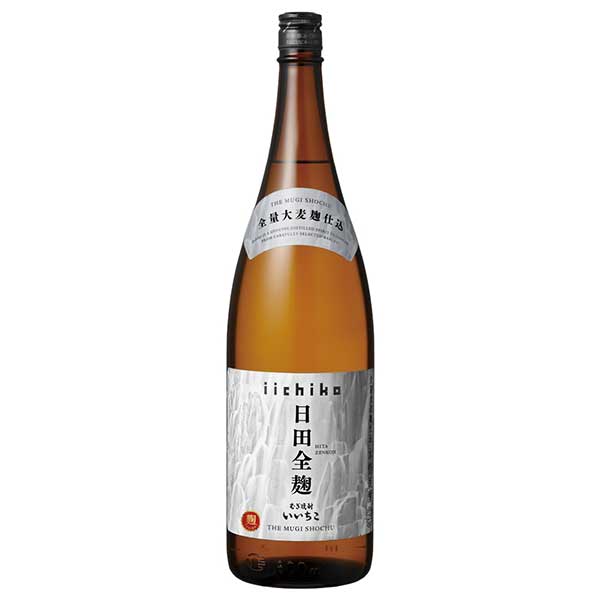 いいちこ 日田全麹 麦 25度 [瓶] 1.8L 1800ml × 6本[ケース販売] [三和酒類 麦焼酎 日本 大分]【ギフト不可】