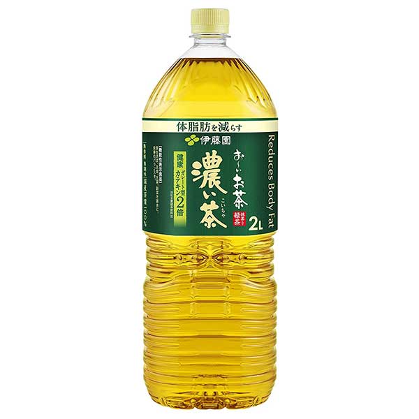 伊藤園 お〜いお茶 濃い茶 (機能性表示食品) PET 2L 2000ml × 6本 ケース販売 送料無料(沖縄対象外) 伊藤園 日本 飲料 日本茶 60957