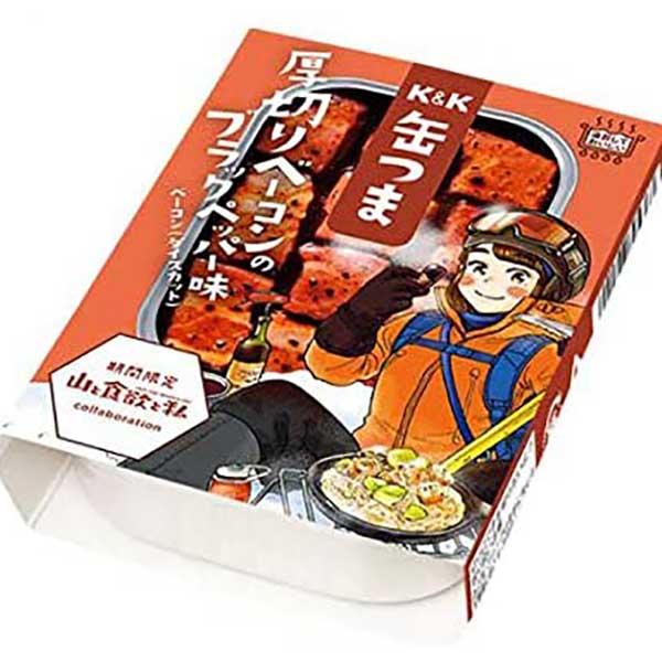 K&K 缶つま 厚切りベーコン ブラックペッパー味 [缶] 105g x 24個[ケース販売] [K&K国分 食品 缶詰 日本 0417364]