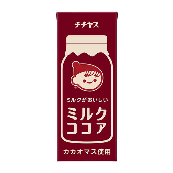 伊藤園 チチヤスミルクココア [紙パック] 200ml × 24本[ケース販売][伊藤園 日本 飲料 乳酸菌飲料 19627]