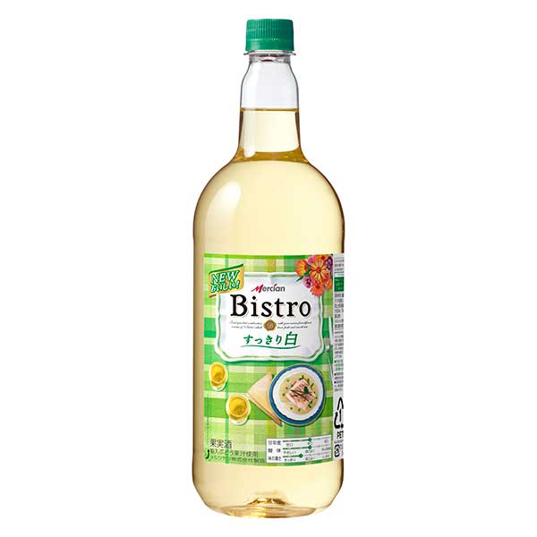 メルシャン ビストロ 白 [ペット] 1.5L 1500ml × 6本[ケース販売] 送料無料(沖縄対象外) [メルシャン 日本 神奈川県 白ワイン 中口 421086] ギフト プレゼント 母の日 父の日 お中元 御中元