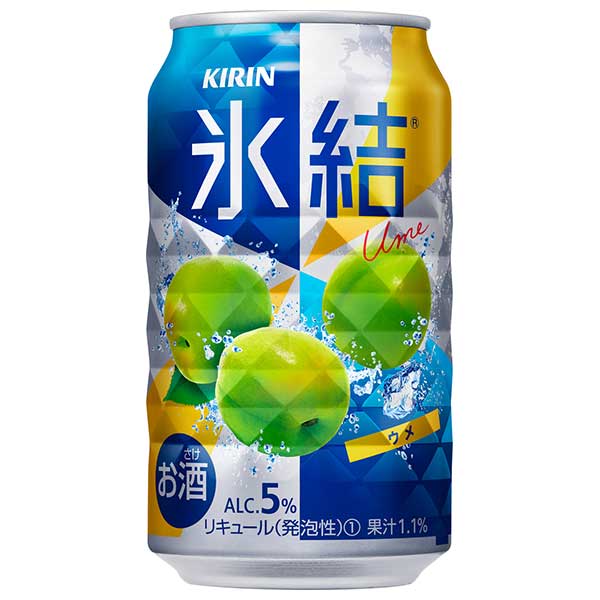 キリン 氷結 ウメ [缶] 350ml × 72本[3ケース販売]送料無料(沖縄対象外)[キリン 缶チューハイ 日本 14315]