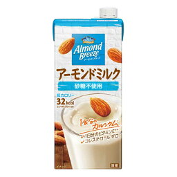 ポッカサッポロ アーモンド ブリーズ 砂糖不使用 [紙パック] 1L × 6本[ケース販売] [4ケースまで同梱可能][ポッカサッポロ/飲料/日本/JN99]