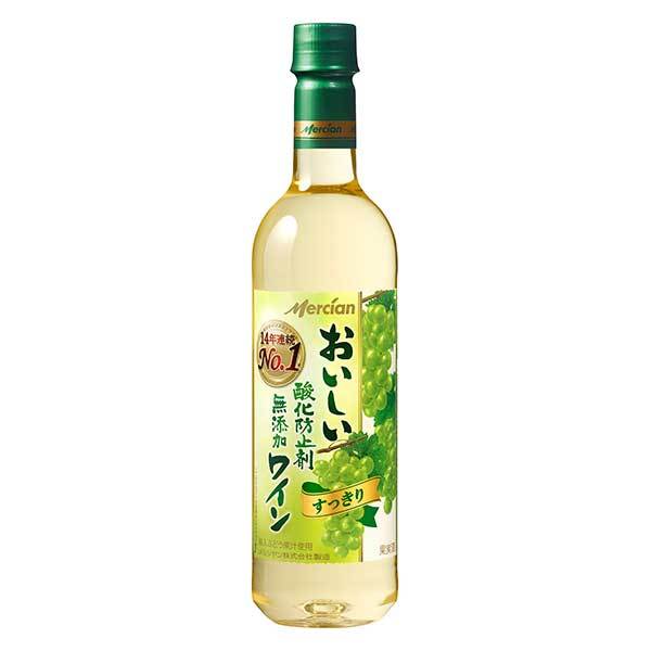 メルシャン おいしい酸化防止剤無添加白ワイン　[ペット] 720ml × 12本[ケース販売][メルシャン 日本 神奈川県 白ワイン 中口 420661]