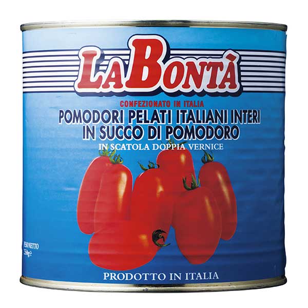 ラボンタ ホールトマト [缶] 2.55kg 2550g × 6個[ケース販売][モンテ イタリア トマト 012000]