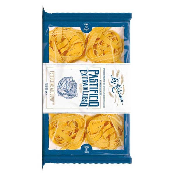 ラ モリサーナ フェットチーネ ウオーヴォNo.204 [袋] 250g × 12袋[ケース販売][モンテ イタリア パスタ 035208]ギフト プレゼント 贈り物 お祝い 内祝い お返し 誕生日プレゼント 父の日 敬老の日