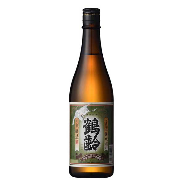 鶴齢 本醸造 720ml × 12本[ケース販売] 送料無料(沖縄対象外) [青木酒造 本醸造 日本]