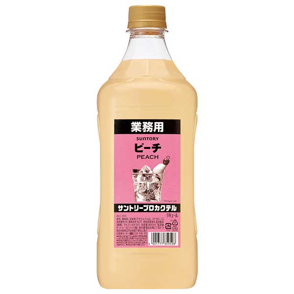 サントリー プロカクテル ピーチ [PET] 1.8L 1800ml 送料無料(沖縄対象外) [サントリー 日本 リキュール カクテルコンク PCOPE]