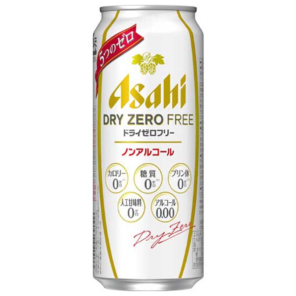 アサヒ ドライゼロフリー [缶] 500ml 24本[ケース販売][アサヒビール 日本 飲料 47286]