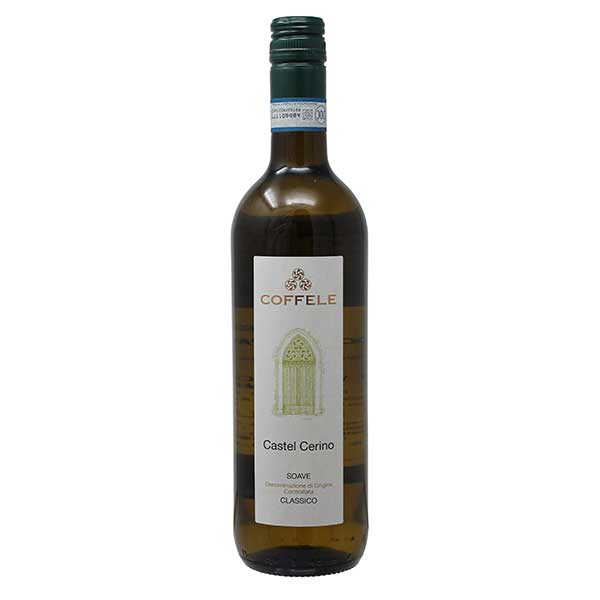 ※ヴィンテージやラベルのデザインが商品画像と異なる場合がございます。当店では、現行ヴィンテージの販売となります。ご指定のヴィンテージがある際は事前にご連絡ください。不良品以外でのご返品はお承りできません。ご了承ください。コフェレ ソアーヴェ クラシコ カステル チェリーノ 750ml[NT イタリア 白ワイン ヴェネト 辛口 100339]母の日 父の日 敬老の日 誕生日 記念日 冠婚葬祭 御年賀 御中元 御歳暮 内祝い お祝 プレゼント ギフト ホワイトデー バレンタイン クリスマスフレッシュで、青リンゴ・メロンなどの果実、白い花・セージなどハーブなどアロマが広がる。 みずみずしく旨みがありバランス良い味わい。食事との愛称も抜群な魅力的な味わい。