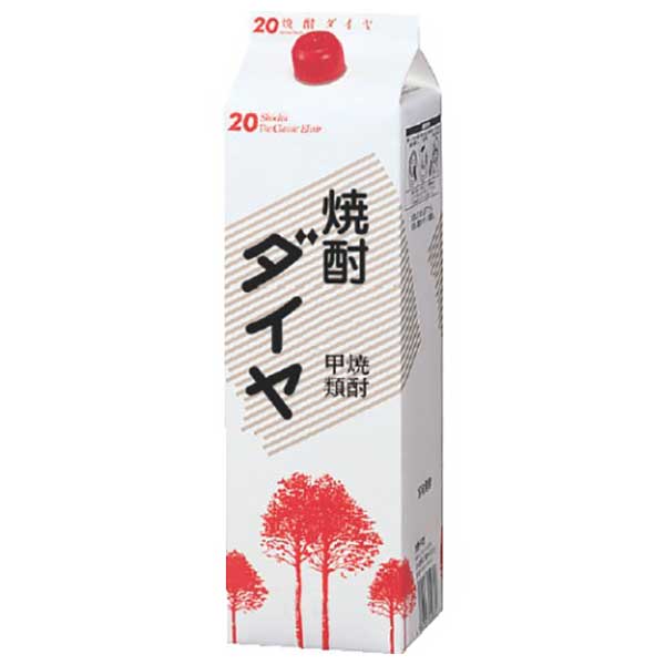 楽天ハードリカー　楽天市場店焼酎 ダイヤ 20度 [紙パック] 1.8L 1800ml × 6本[ケース販売] 送料無料（沖縄対象外） [アサヒビール 日本 焼酎甲類 42710]