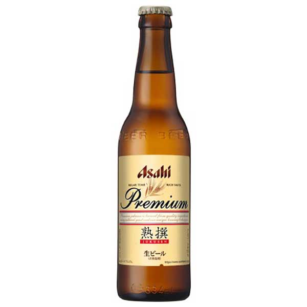 プレミアビール アサヒ プレミアム生ビール熟撰 小びん [瓶] 334ml × 30本[ケース販売][アサヒビール 日本 ビール 1E353]