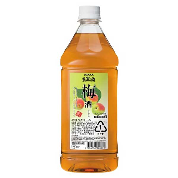 果実の酒 梅酒 [PET] 1.8L 1800ml 送料無料(沖縄対象外) [アサヒビール 日本 カクテルコンク 47420]